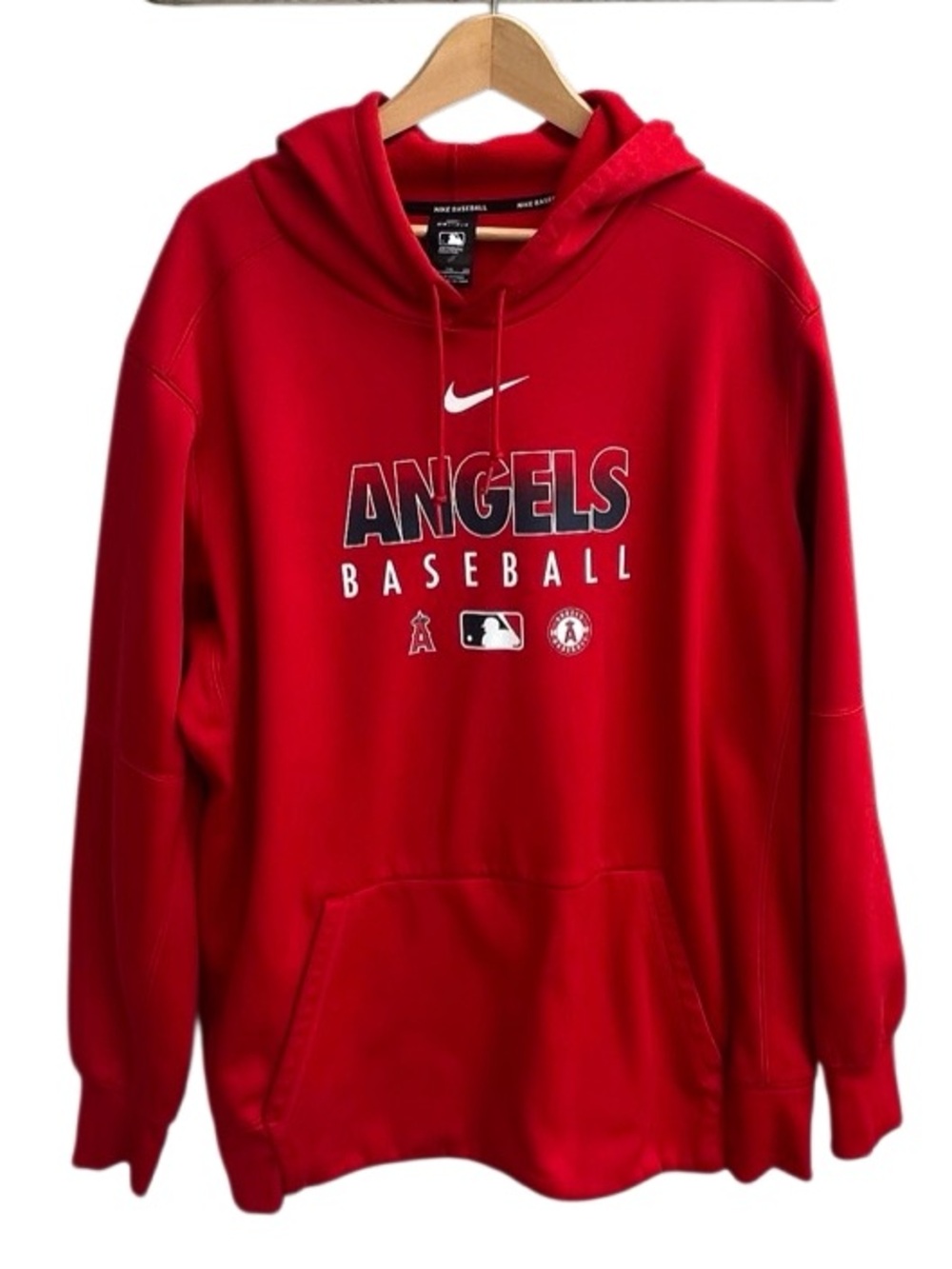 Nike Dri-FIT Authentic Collection Los Angeles Angels Team-Issued Hoodie XXL